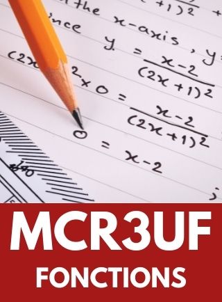 MCR3UF | Grade 11 Functions French Immersion | Online Course | OVS